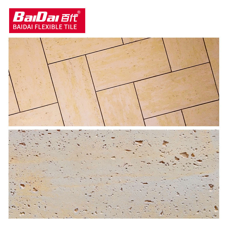 Travertin à deux tons