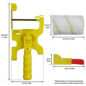 Rodillo de Pintura Telescópico de Aluminio de Grado Industrial, Brocha Manual Multifuncional para Bricolaje, Herramienta OEM para Pintar Bordes de Pared - Product Image 3