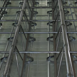 Hoja de cubierta de piso galvanizada-Marco de cubierta de acero con armazón de barra para soporte estructural - Product Image 5