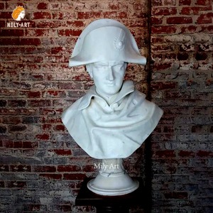 Statue <span class=keywords><strong>de</strong></span> <span class=keywords><strong>buste</strong></span> Mapoleon en marbre blanc classique au design personnalisé à vendre - Product Image 2