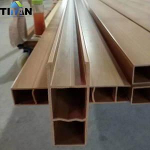 Wpc Tubes Façade Panneau De Plafond Garage Wpc <span class=keywords><strong>Colonne</strong></span> De Tube De Bois - Product Image 6