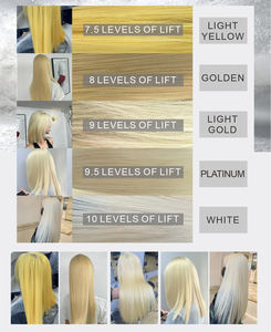 Polvo Decolorante Permanente Anti-Amarillo para Cabello Rubio, 500g, Profesional de Salón, Fórmula Suave Sin Polvo para Cabello Oscuro, Seguro y de Alta Potencia - Product Image 2