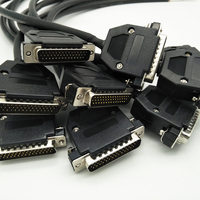 Kabel Konektor Servo Drive DB37 Male-Female dengan Jaket PVC, Dikemas dalam Kantong PE, Kabel Transmisi Data untuk Robot & Printer