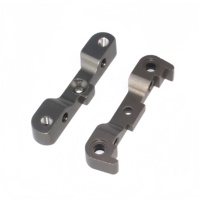 Support de suspension inférieur avant de voiture en acier inoxydable usiné CNC en aluminium sur mesure, usinage par brochage et électroérosion à fil, précision +/-0,002 mm