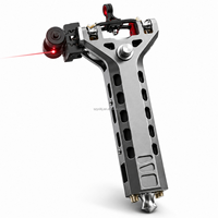 Lance-pierre semi-automatique haute précision avec chargeur de billes en acier, cadre en alliage d'aluminium CNC, portée de 50 m, outil d'entraînement de tir en extérieur