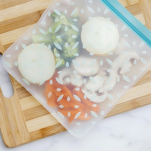 Sacs alimentaires refermables en plastique pour la conservation des aliments, adaptés au congélateur, vente en gros - Product Image 4