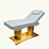 Table de massage électrique, lit de beauté pour salon de coiffure et cosmétiques, lit de spa facial électrique inclinable