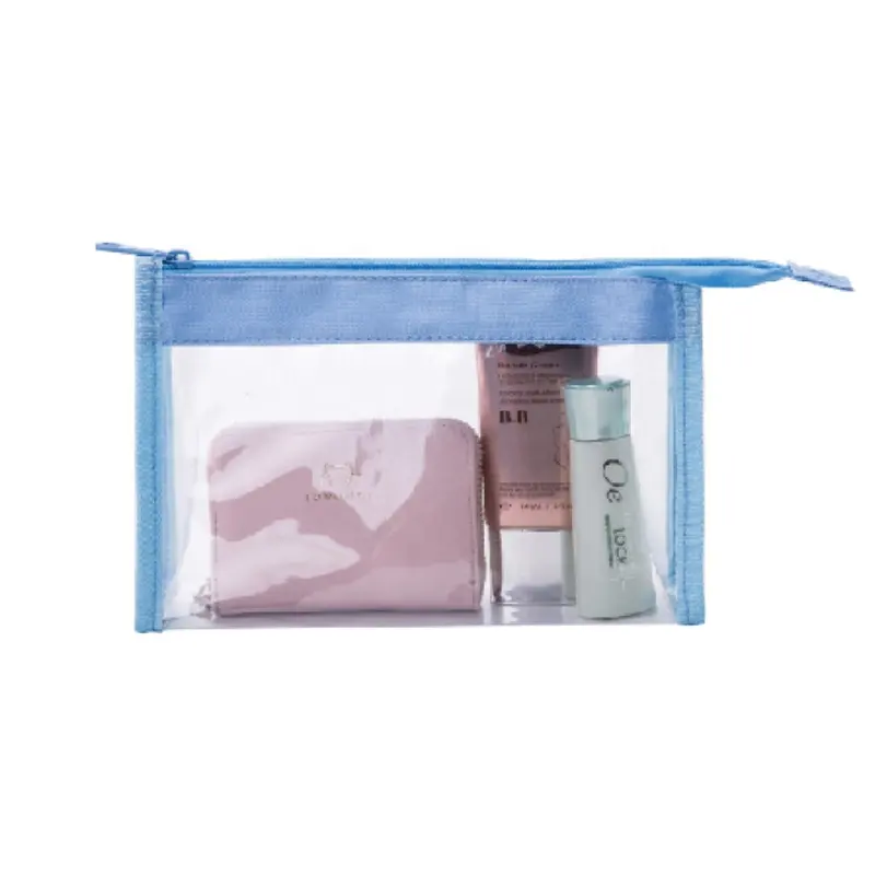 Mini bolsa de cosméticos transparente para maquiagem, mini bolsa pequena transparente para moças, 2023