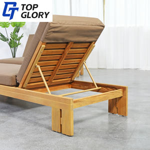 TG-Lit <span class=keywords><strong>de</strong></span> repos <span class=keywords><strong>de</strong></span> luxe en aluminium Chaise longue d'extérieur pour patio, plage, piscine et cour Chaises longues Meubles - Product Image 6