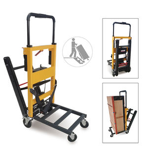 ऊपर से नीचे के परिवहन के लिए इलेक्ट्रिक सीढ़ी चढ़ाई ट्रॉली, 180 किलोग्राम भारी शुल्क फोल्डेबल गाड़ी w/लिथियम बैटरी - Product Image 6