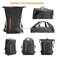 Sac à dos étanche 35L en TPU personnalisé pour ordinateur portable et tablette, idéal pour la randonnée, les voyages, le quotidien ou les affaires, avec fermeture Roll-top