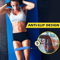TOPKO Logo personnalisé résistance bande force butin bandes tissu élastique boucle exercice bandes