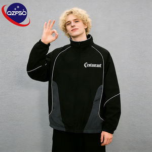 Vestes de sport vintage à capuche zippée respirantes imprimées sur mesure QZFSO, unisexes, grandes tailles, en nylon léger et doux - Product Image 1