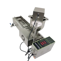 Machine à faire des beignets automatique à fonctionnement facile, 500 pièces/heure, machine à beignets entièrement automatique à double rangée avec 110/220V