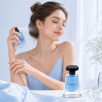 Recycelbare Umweltfreundliche Neue Design 30ml Klare Pyramidenförmige Glas-Parfümflasche mit Pumpzerstäuber und Individueller Verpackung