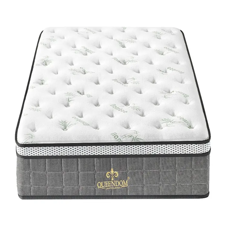 Sleepwell Double Twin Cooling Gel Koning Queen Size Box Pocket Lente Coils Memory Foam Bed Matras Colchon