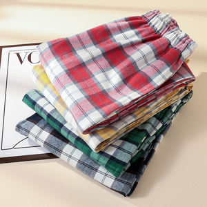 Nouveauté 2026 : <span class=keywords><strong>Pantalon</strong></span> couple en tissu brossé à carreaux 4 couleurs - <span class=keywords><strong>Pantalon</strong></span> assorti texturé confortable pour homme et femme - Product Image 2