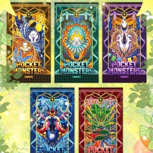 Cartes à collectionner <span class=keywords><strong>Pokémon</strong></span> en gros, première série DaWei, Pikachu, Eevee, <span class=keywords><strong>Mewtwo</strong></span>, jeu de table, jouet pour enfants, boîte surprise de cartes en papier - Product Image 6