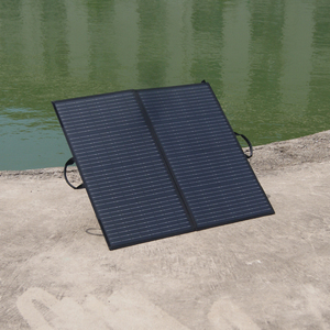 Panneau <span class=keywords><strong>solaire</strong></span> pliable portable en tissu 90W à 23% d'efficacité pour <span class=keywords><strong>camping</strong></span>, <span class=keywords><strong>kit</strong></span> de panneaux solaires mobiles pour voiture - Product Image 1