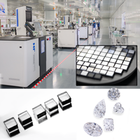 Offre à Durée Limitée Prix de Gros Diamant de Laboratoire Non Monté Forme Radiant 3-4 carats D-F VVS pour Bagues