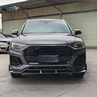Kit carrosserie en fibre de carbone Jitan en promotion pour Audi Q5 Q5L SQ5 – Pièces de carrosserie auto en fibre de carbone : Lame avant, diffuseur arrière avec tuyau d'échappement