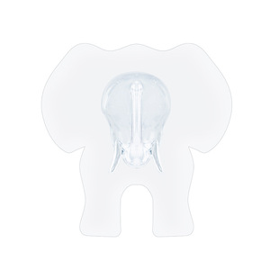 HeDou Elephant <b>Hooks</b> Transparent Waterproof Wall Mounted Adhesive <b>Hooks</b> For <b>Kitchen</b> Bathroom Novelty - Product Image 5
