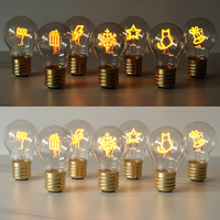 Verre coloré Luminosité à trois niveaux Lumière blanche chaude Déplacement facile Crée une atmosphère confortable Lampe LED décorative A70 rechargeable