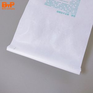 Sacs en papier kraft personnalisés avec fenêtre pour emballage de pain grillé <span class=keywords><strong>BTP</strong></span>, sacs alimentaires en plastique écologiques pour farine, fabrication OEM - Product Image 6