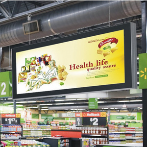 Siêu mỏng Trần treo hộp đèn hai mặt LED hiển thị cửa hàng Bảng <span class=keywords><strong>menu</strong></span> trong nhà dấu hiệu mỏng quảng cáo biểu ngữ - Product Image 3