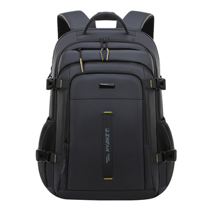 Zifan Laptop <b>Backpack</b> 18-Inch Large Capacity Water Resistant Business Travel Bag Unisex Black - Product Image 1