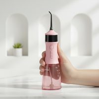 Hydropulseur dentaire portable robuste à piles pour implants et couronnes, étanche, utilisation domestique et extérieure, fonctionnement en anglais