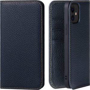 Nhiều Màu Pebble Da Chính Hãng Điện Thoại Bảo Vệ Trường Hợp iPhone 16 17 Loạt Flap Trường Hợp Điện Thoại Với Khe Cắm Thẻ Nhớ - Product Image 2