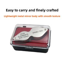 Folding Jewelry-Identification Special Magnifier 30x 30mm Diameter 30x21/20x21/10x21 Sizes Portable Mini Handheld No Lens