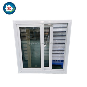 Phong cách thuộc địa bão tác động Windows 36x60 uPVC PVC hồ sơ trượt cửa sổ với muỗi lưới - Product Image 2