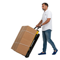 CE 250kg Charge Électrique Pliable Escalier Escalier Chariot à Main Électrique Escalier Grimpeur avec Prix Pas Cher avec Batterie Amovible