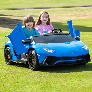 Voiture électrique <span class=keywords><strong>Lamborghini</strong></span> Aventador SVJ sous licence, 2 places, pour adultes et enfants, moteur sans balais, batterie 24V, surdimensionnée pour les grands enfants - Product Image 2