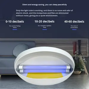 Лампа-ловушка для комаров с клейкой лентой, класс защиты IP33, настенная, для дома, отелей, столовых и ресторанов быстрого питания - Product Image 4