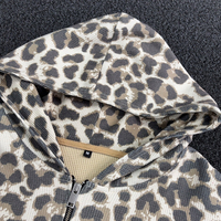Sweat à capuche zippé court pour homme, style streetwear, coupe oversize, en tissu gaufré épais, impression sérigraphiée, haute qualité OEM