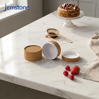 Vente d'usine : Emballage en tube de papier kraft recyclé pour gâteaux ronds, boîte à cheesecake en carton, emballage cylindrique personnalisé