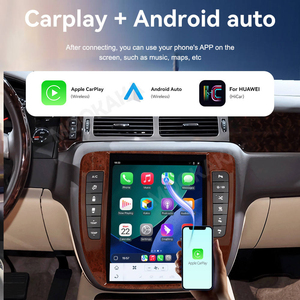 Navegador GPS para Automóvil Android con Pantalla Vertical de 13 Pulgadas para Reproductor de DVD Chevrolet Tahoe GMC Yukon Silverado 2007-2012, Audio Integrado, GPS Incorporado - Product Image 3