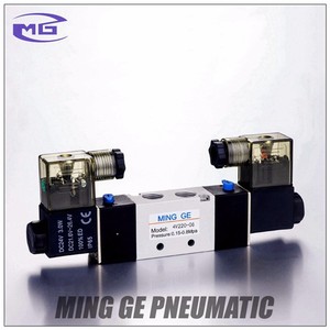 4v220 DC24V 220VAC 5-2 cách điều khiển không khí <span class=keywords><strong>solenoid</strong></span> van đôi cuộn dây khí nén điều khiển van khí nén <span class=keywords><strong>solenoid</strong></span> van - Product Image 4