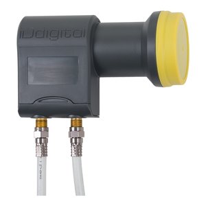 Universal LNB <b>Illuminator</b> with LTE Twin Shielding Grey and Yellow LNB 129 - Product Image 2