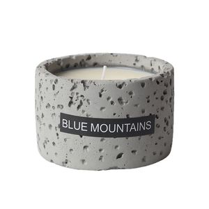 Blue Mountains Cement Candle Cup Soy Wax Handmade Aromatic <b>Diffuser</b> Home Decor 11x7cm 3.5x14cm 3.5x12cm - Product Image 4