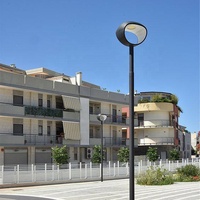 Corps en aluminium Lampadaire LED étanche pour parcs, cours et routes Extérieur Alimentation AC IP65