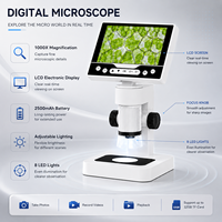 Microscope numérique 1000X, écran LCD 5 pouces, 1080P, éclairage 8 LED, IP54, mise au point manuelle, garantie 1 an pour bijoux, pièces de monnaie, PCB