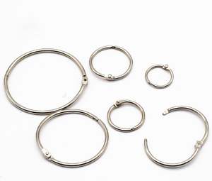 35mm 38mm Nickel Plated Key <strong>Ring</strong> Metal Loose Leaf Binder <strong>Ring</strong> Book <strong>Split</strong> <strong>Rings</strong> - Product Image 3