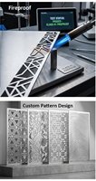 Impresionante malla de chapa de aluminio anodizado negro con acabado de espejo, perfecta para diseños arquitectónicos