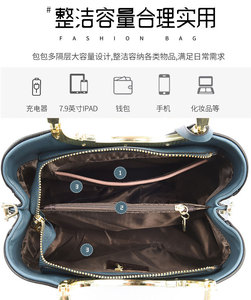 Sac à main fourrure tendance, sac à main personnalisé de haute qualité, sac à main de marque de créateur en cuir PU pour femme, sac fourre-tout mignon - Product Image 2