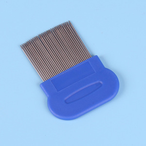 Dog Flea Comb Steel Needle Mini Pet Grooming Tool For Dogs And Cats 8x6 Size - Product Image 2