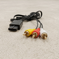 Cable de Audio y Video RCA de 3 Vías, 1.8M, Cable AV Compuesto Macho a Macho para Consola de Juegos Retro, Monitor de TV, Conexión de Audio y Video